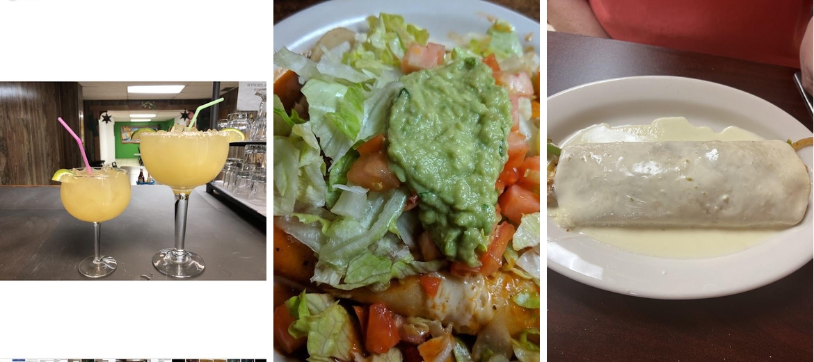 Burro borracho Menu